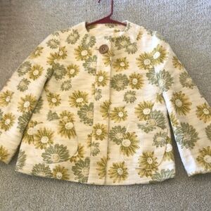 Banana republic floral jacket womens size small